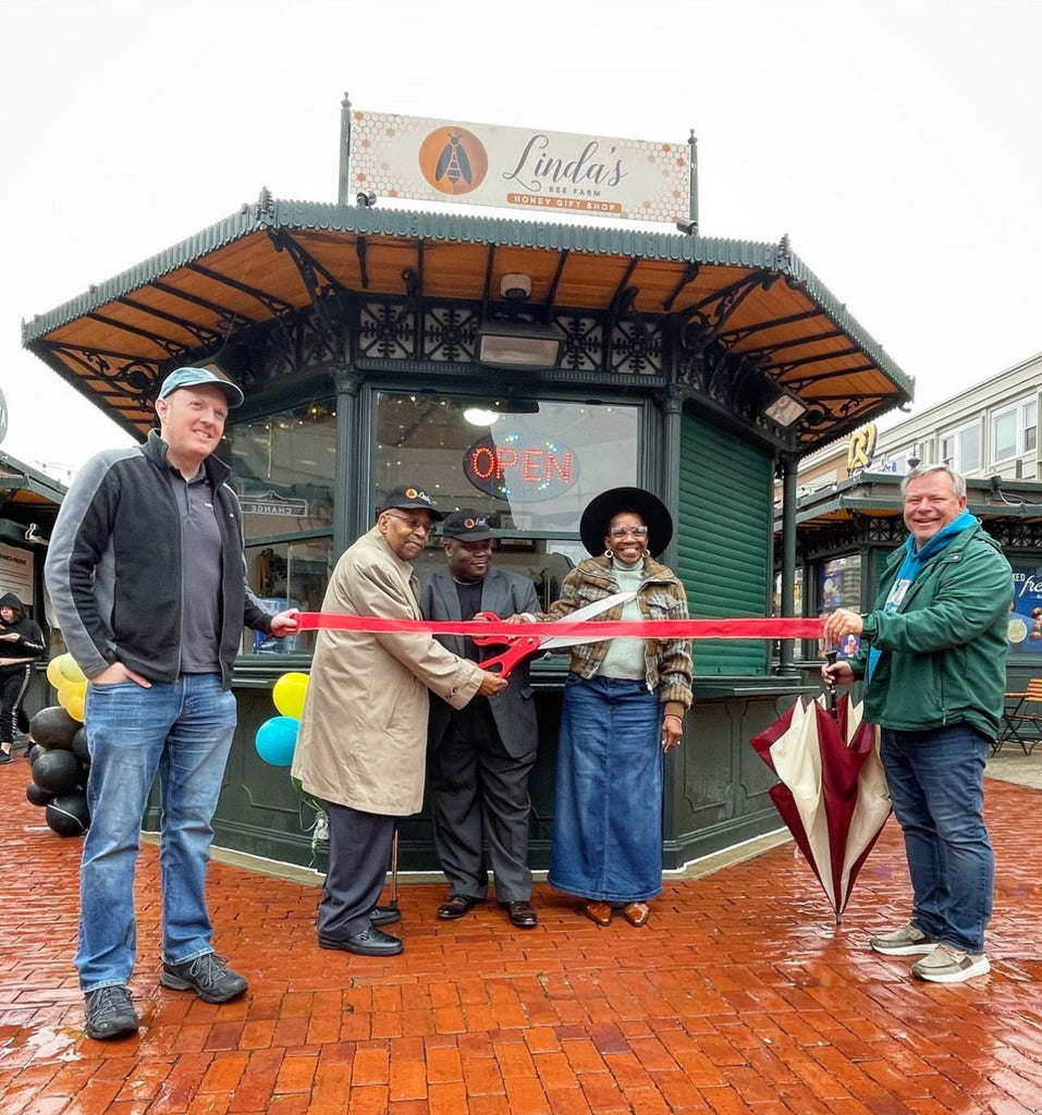 Grand opening celebration of Linda's Bee Farm Honey Gift Shop at Crocker Park