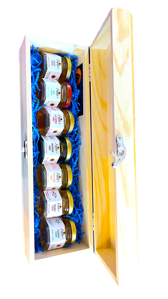 8-Piece Deluxe Sampler Honey Gift Set | Linda's Bee Farm – Linda's