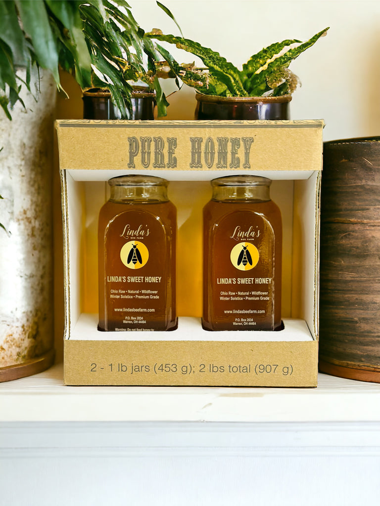 Vintage Honey Gift Set - Linda's Bee Farm Shop