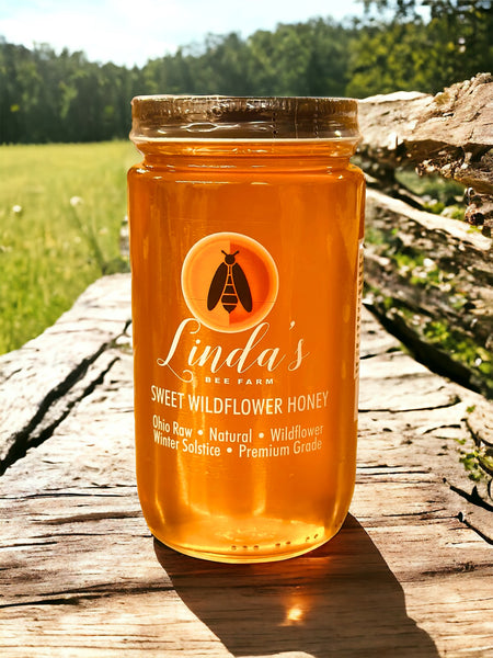 Linda’s Sweet Honey Wildflower 16 oz. - Linda's Bee Farm Shop
