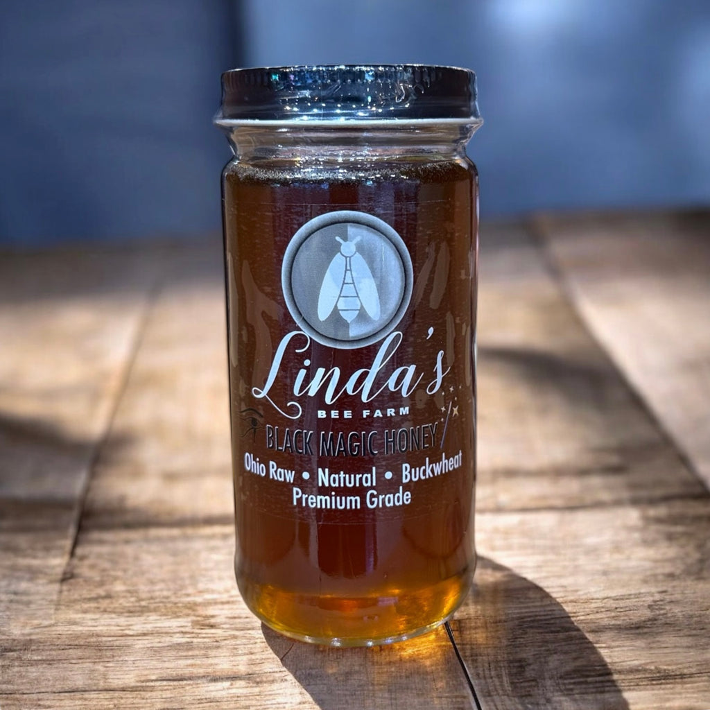 Linda’s Sweet Black Magic Honey Buckwheat - Linda's Bee Farm Shop