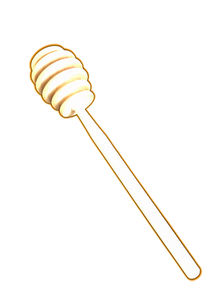 Wood Honey Dipper Spoon - Linda's Bee Farm Shop